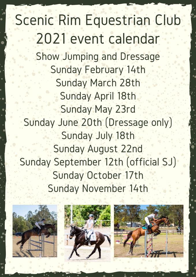 Scenic Rim Equestrian Club Dressage Equestrian Queensland
